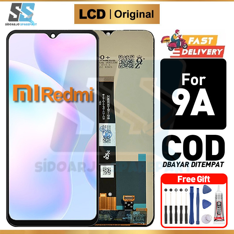 LCD Redmi 9A Original Touchscreen Fullset Asli Ori For Glass Touch Screen Digitizer
