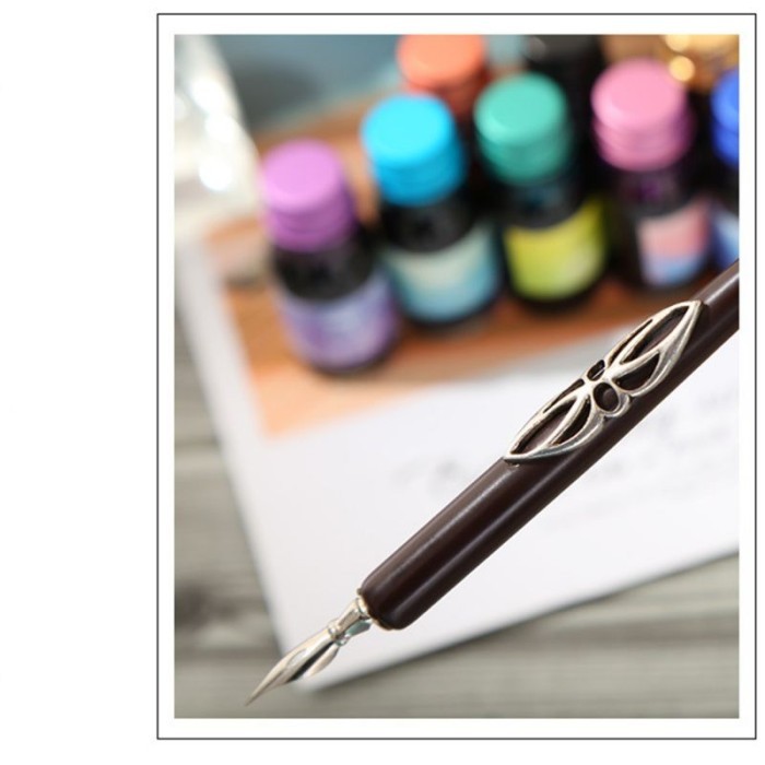 

best -Pena Celup Kaligrafi Dip Pen Calligraphy Manga Comic Pen Drawing Tools