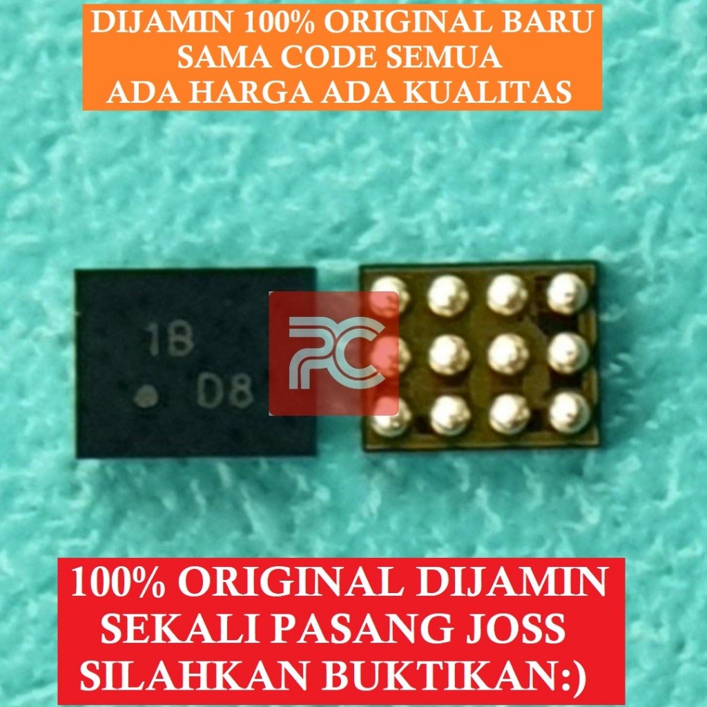 IC LAMPU D8 MEIZU PRO/REDMI 7A/REDMI NOTE8/OPPO F9/A57 ORIGINAL TESTED