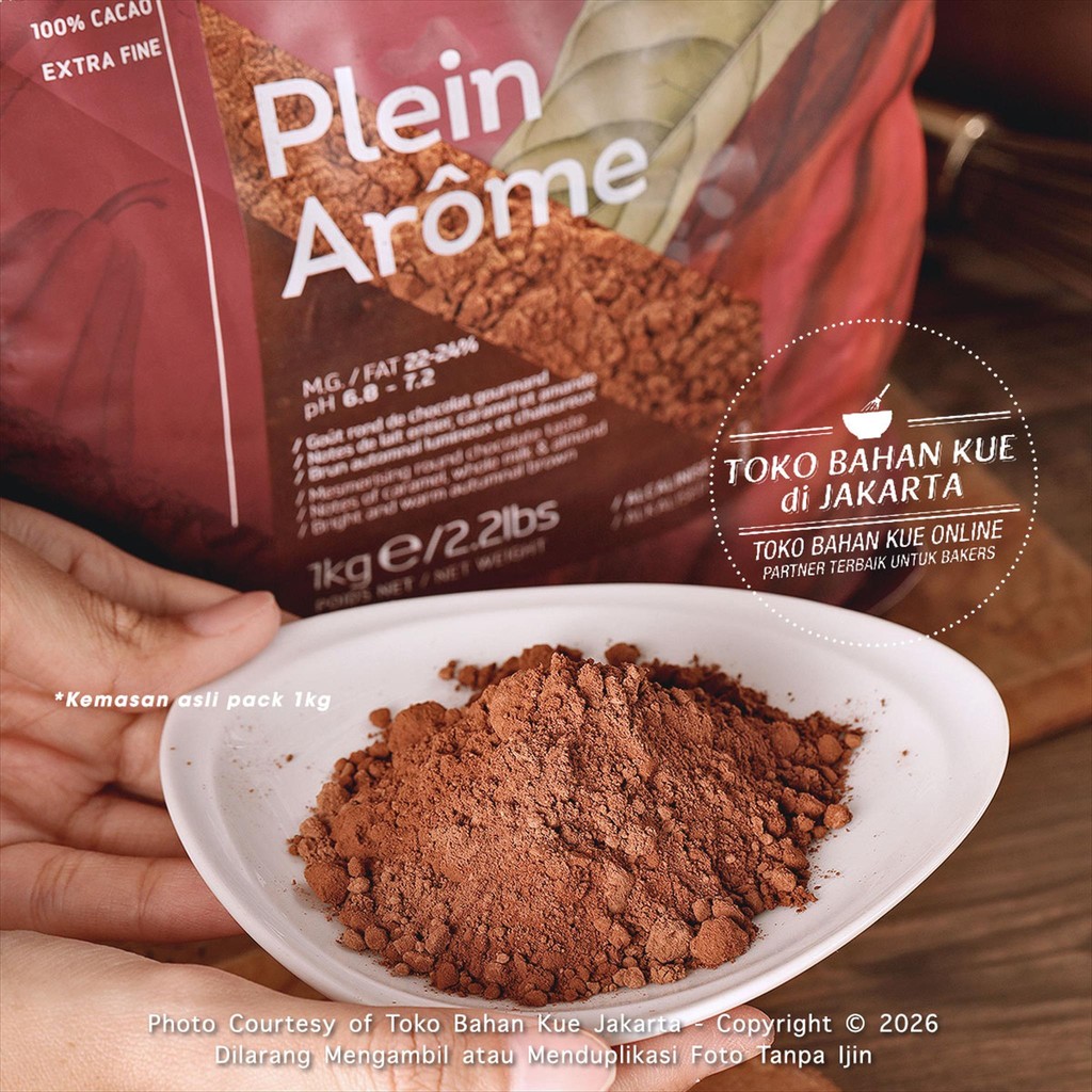 

Cacao Barry - Plein Arome 100gr Pure Cocoa Powder Cokelat 100% Bubuk Coklat Baking Chocolate