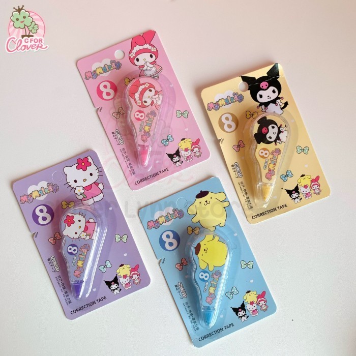 

CORRECTION TAPE CUTE CHARACTER tipex tip-ex tip ex stationary alat tulis sekolah anak