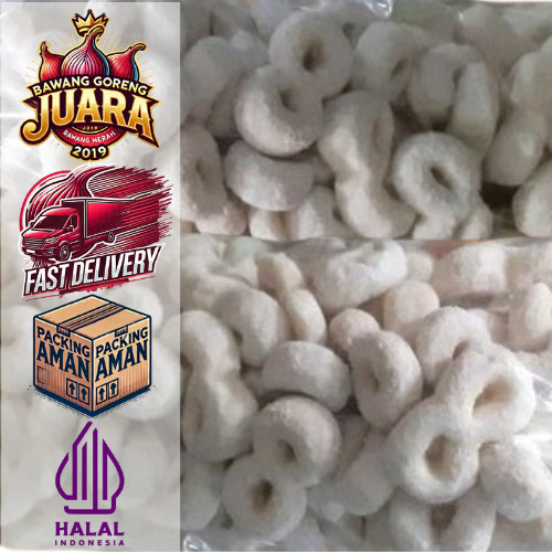 

COD KUE LADU MANIS 8 100g Kue Gabus Manis bentuk angka delapan kue kering Makanan ringan viral