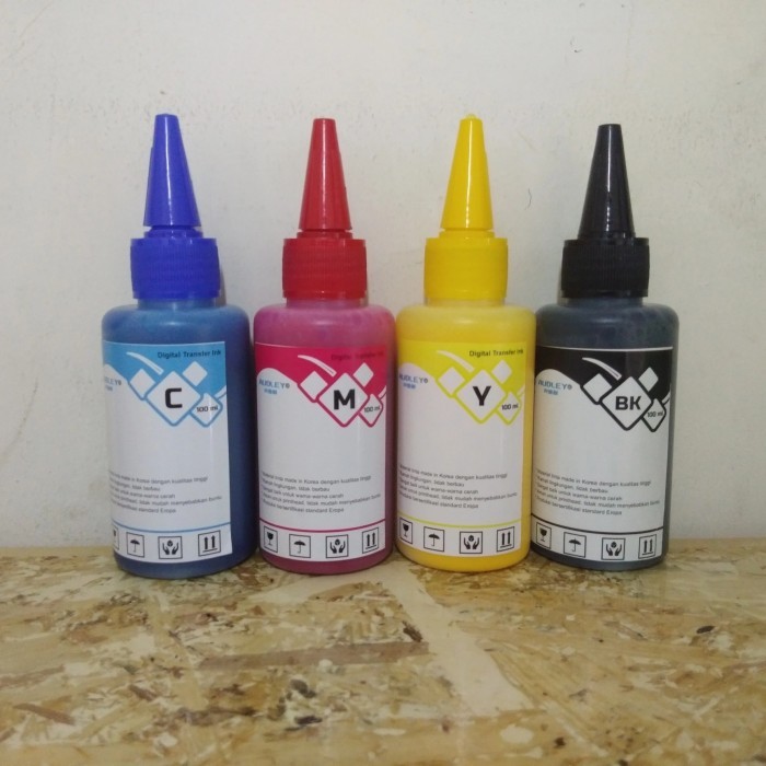 

[Promo]Terjangkau PAKET tinta dtf CMYK 100ml