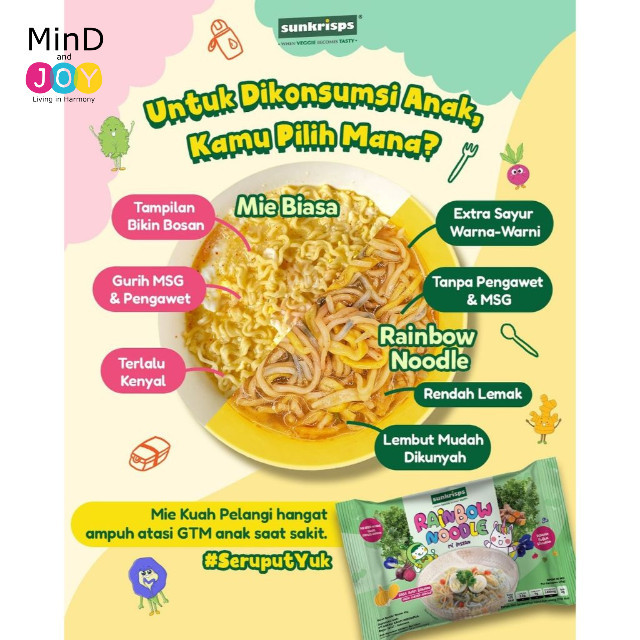 

Sunkrisps Rainbow Noodle 45gr