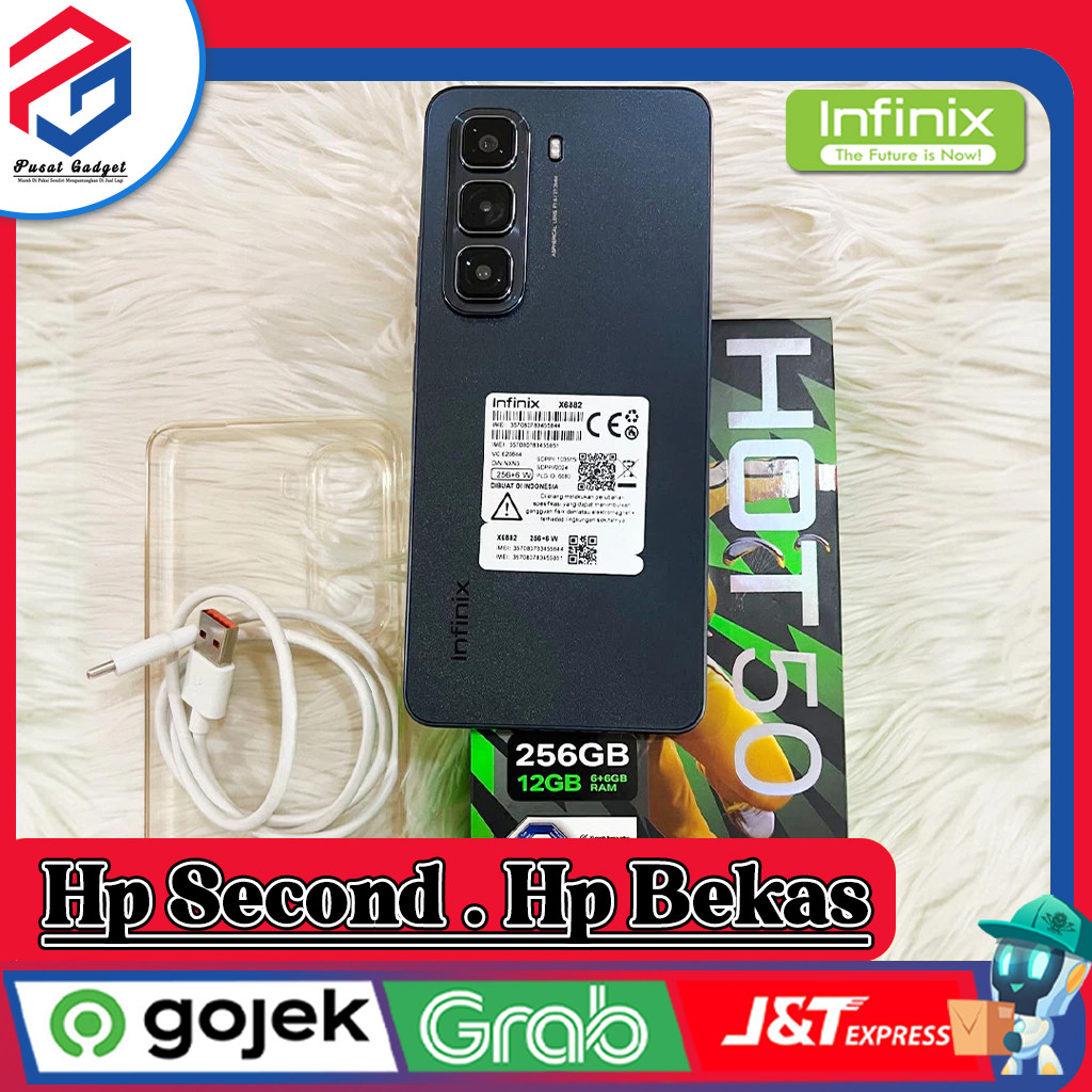 Infinix Hot 50  4G | 5G | Hot 50i Ram 6/128GB | Ram 6/256GB | Ram 8/128GB Second Original