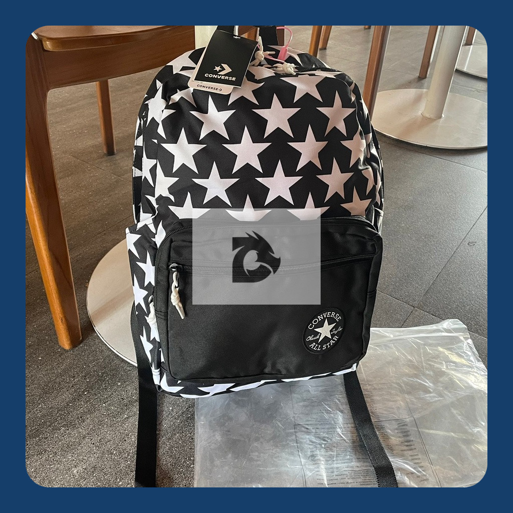 TAS RANSEL CONVERSE ALL STAR MOTIF ORIGINAL BLACK BACKPACK / TAS RANSEL CONVERSE PRIA WANITA / BARCO