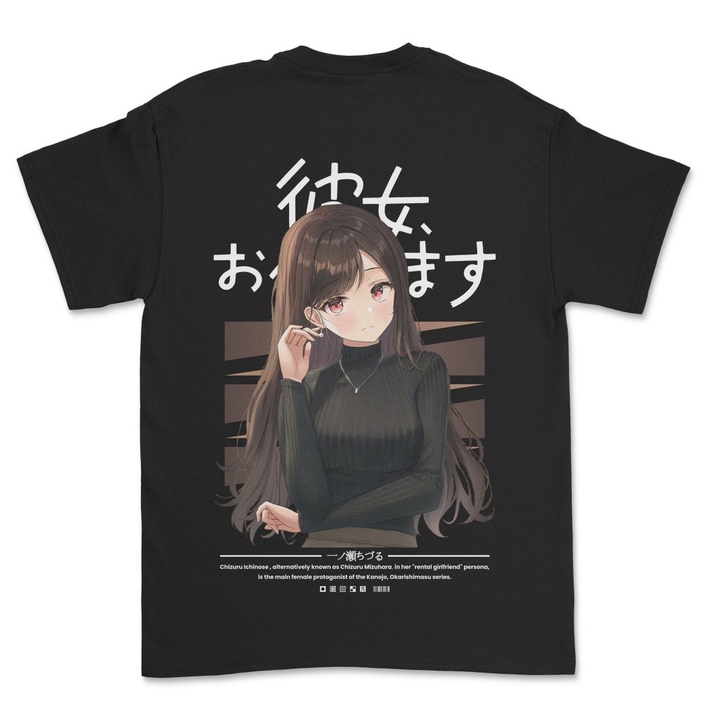 Kaos Anime Kanojo Okarishimasu Chizuru Mizuhara