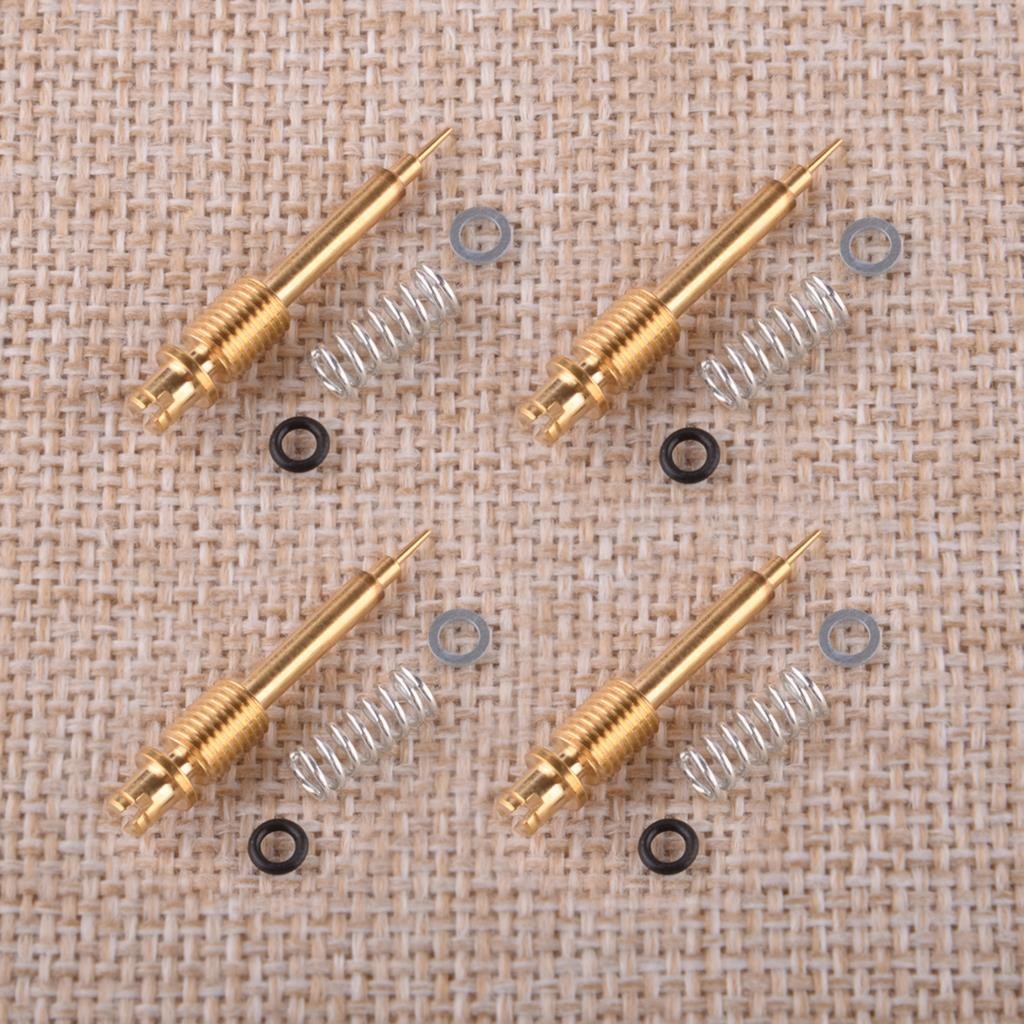 MCK015MSx4-2 Carburetor Carb Fuel Air Mixture Pilot Screw Kit Fit for Honda CM250C CM200T CX500C CB6