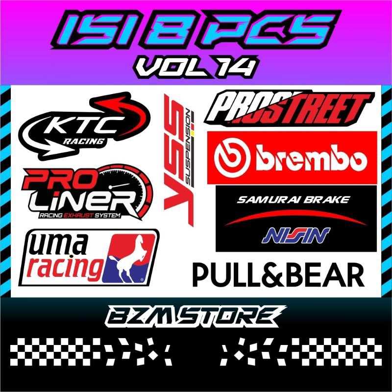 

Stiker Vol14 Isi 8pcs Original