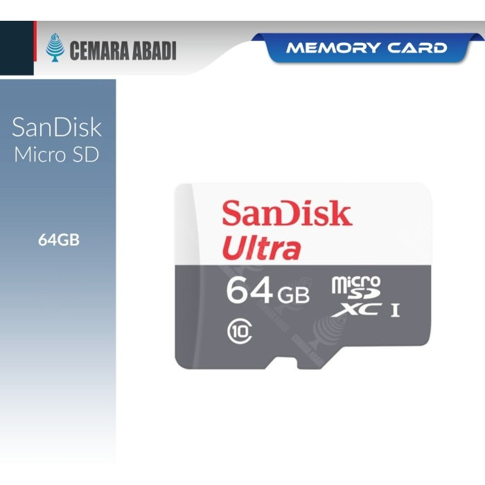 Memory Card 64/128GB Class 10 100 Mbps Micro SD Kartu Memori Card - 64G - 64 gb