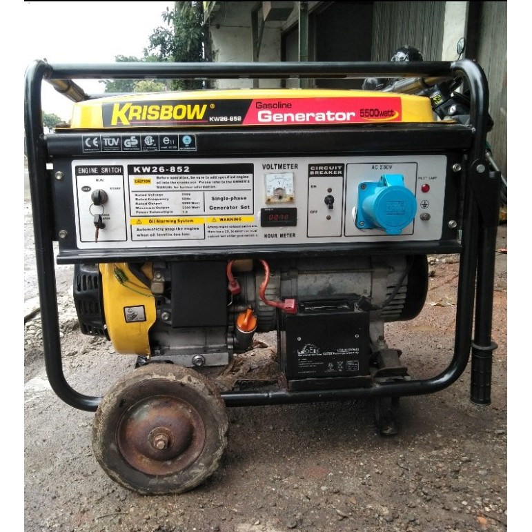 Jual Genset Krisbow 5500watt Mulus Siap Pakai Cililitan Jakarta