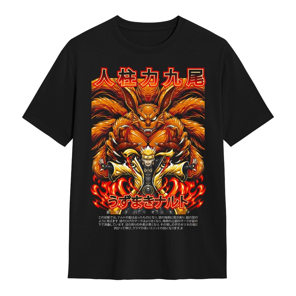 Vizar T-shirt Kaos Naruto Kurama NARUTO22