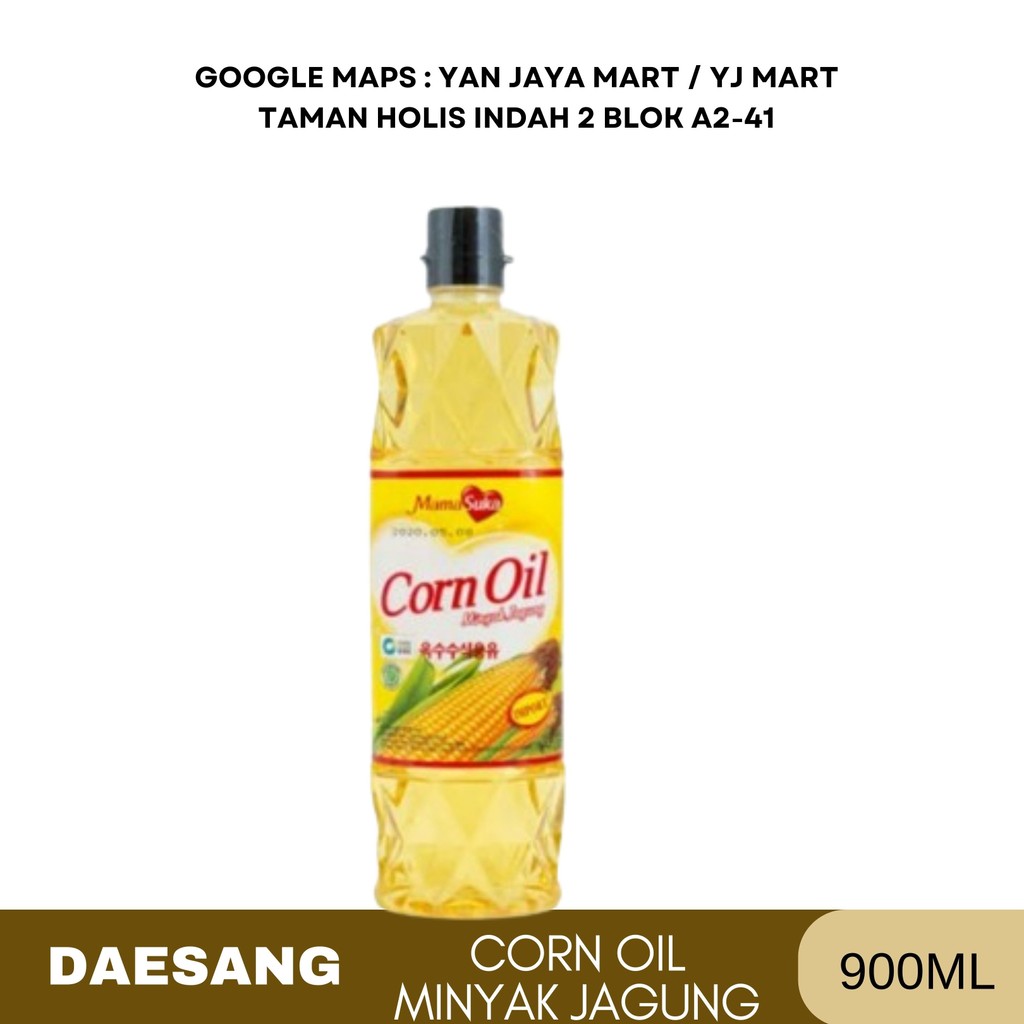 

Mamasuka Corn Oil / Minyak Jagung/ Minyak Goreng 900ml