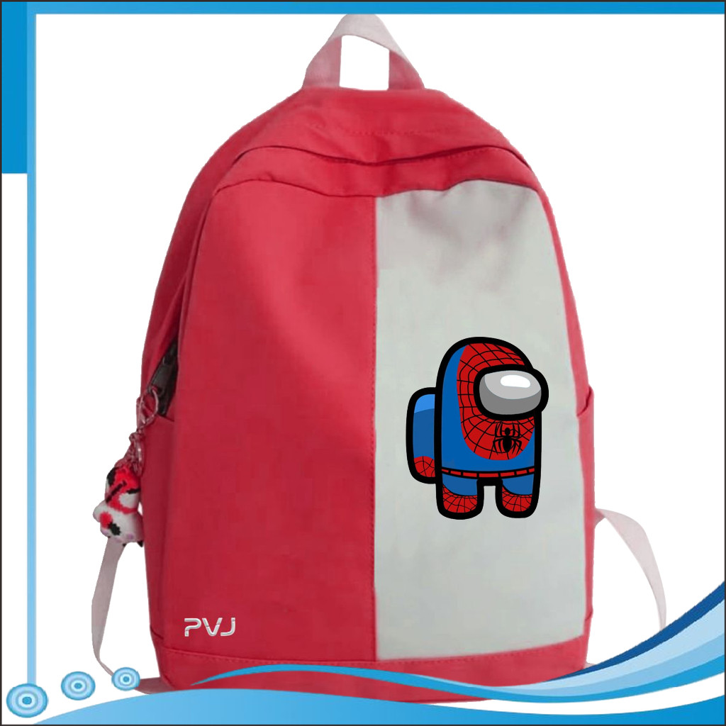 TB Tas Ransel Motif Spiderman - Among Us Tas Anak Laki Laki Fashion Kids 16 A1