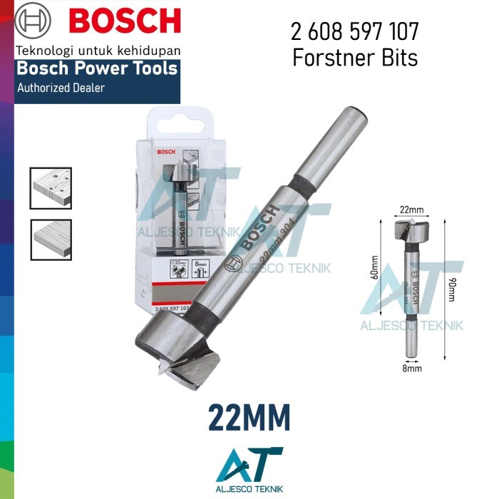 BOSCH FORSTNER BITS 22MM MATA BOR LUBANG KUNCI