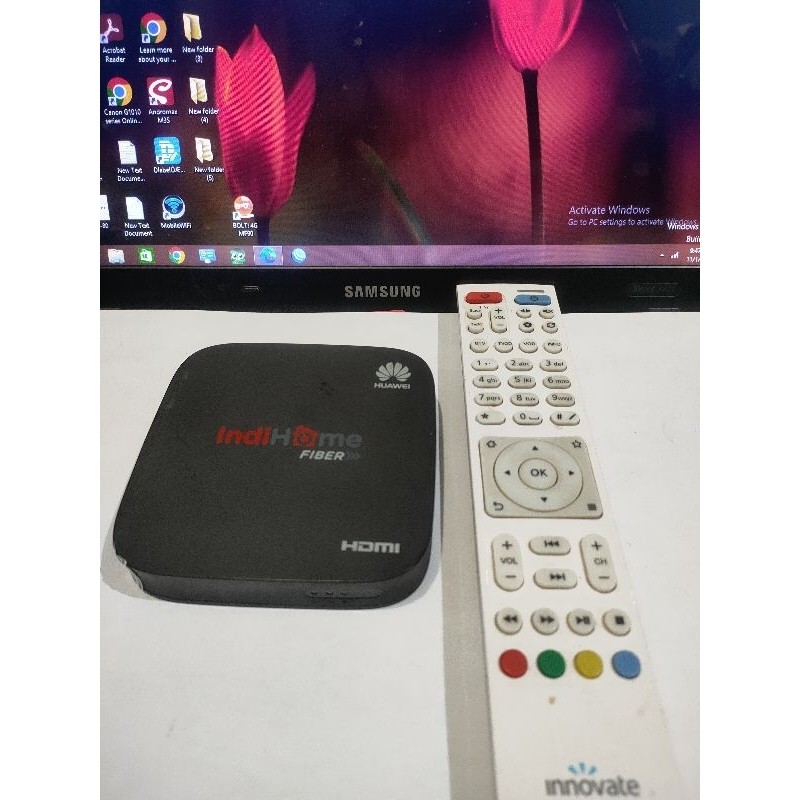 STB Huawei Model EC6108V9 Firmware Ori Bonus Remote