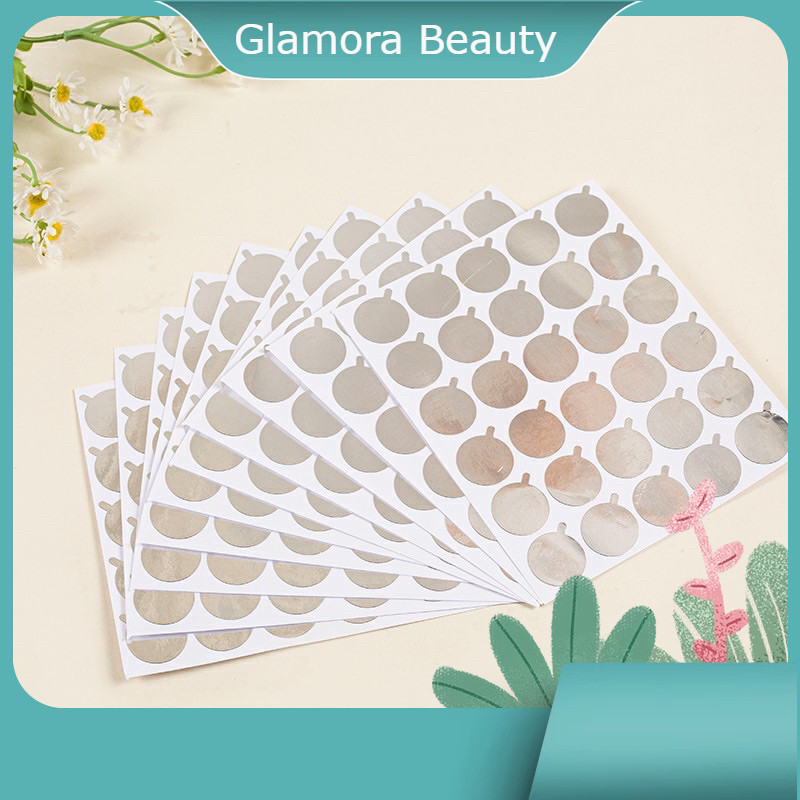 Aluminium Foil Sticker Lem Eyelash Tatakan Lem Eyelash Sticker Cincin Lem