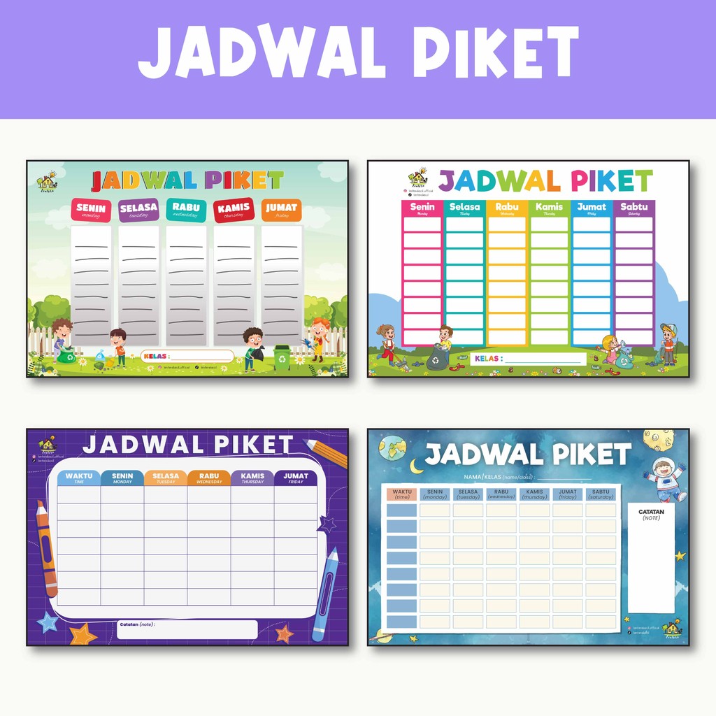 

Jadwal PIKET Kelas Sekolah Wipe Clean bisa ditulis dan dihapus untuk Dekorasi Hiasan Pajangan Dinding Alat Peraga Kelas, Sekolah, Perpustaaan, Lomba Agustusan untuk SD SMP SMA