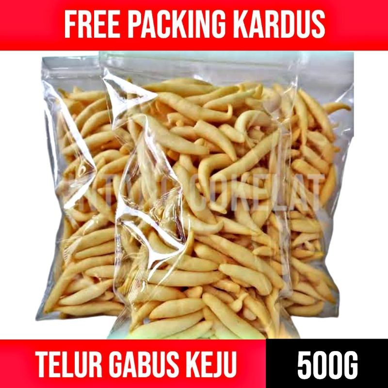 

makanan ringan/gabus keju/telur gabus/250g/500g/cemilan/Snack sehat/murah/enak
