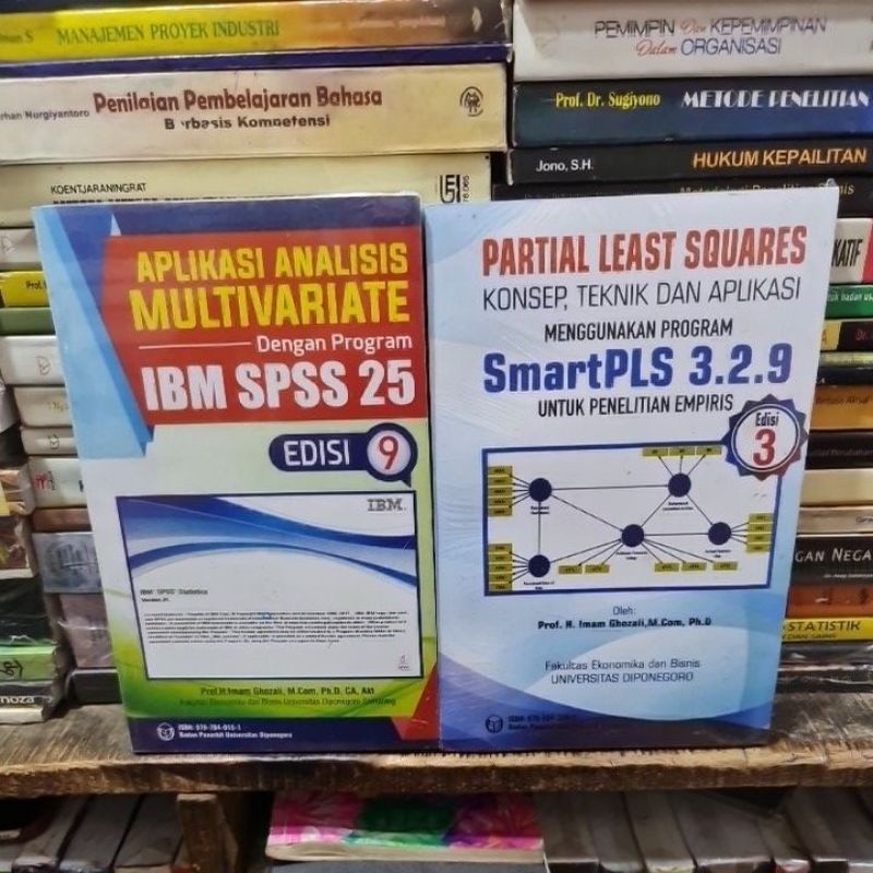 SPSS 25 Edisi 9 Dan SMARTPLS 3.2.9 edisi 3 By Prof H Imam Ghozali SUDAH 2 BUKU