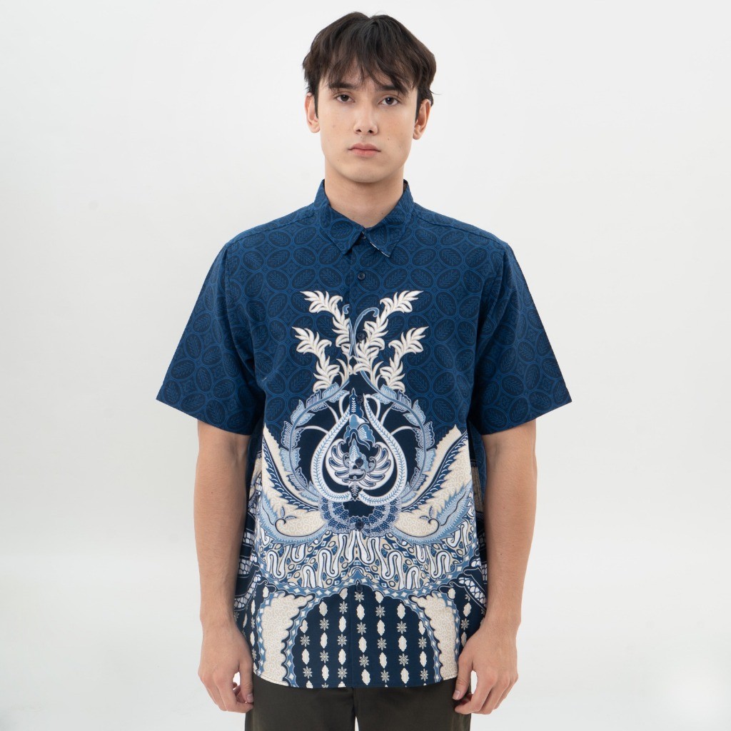BAHAN PREMIUM / M231 Kemeja Pria Batik Pendek 0636