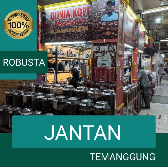

Kopi Robusta Jantan Temanggung 500 gram - Biji