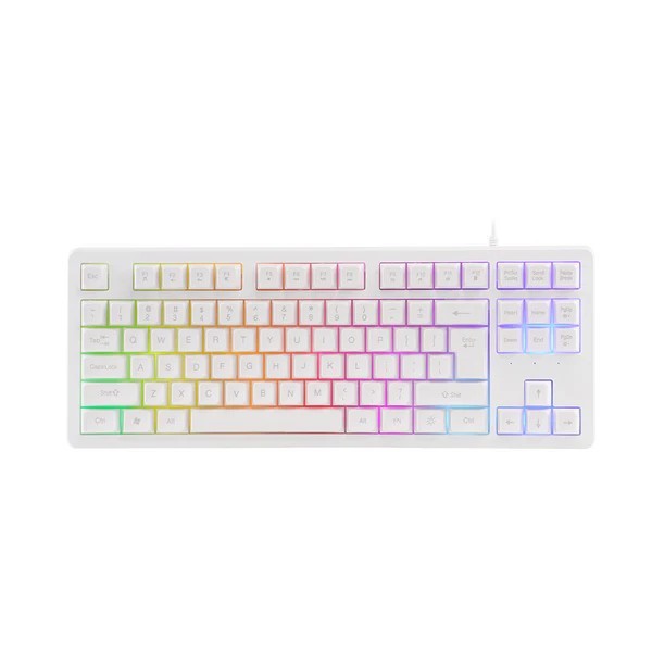 Keyboard Gaming Rexus K9G Fortress TKL RGB Gaming Keyboard - Putih