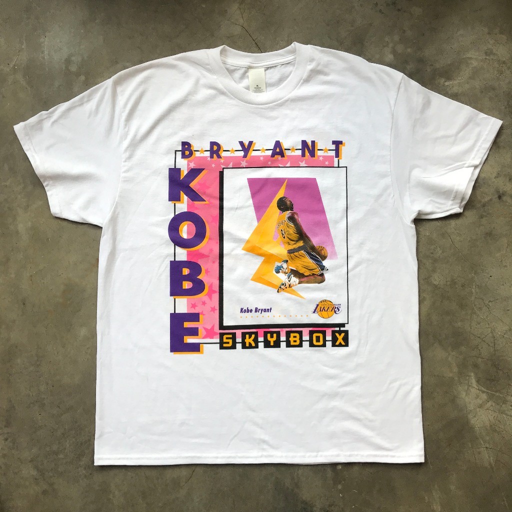 Kaos Tshirt Basket Tribute Kobe Bryant Baju Lakers Vintage style