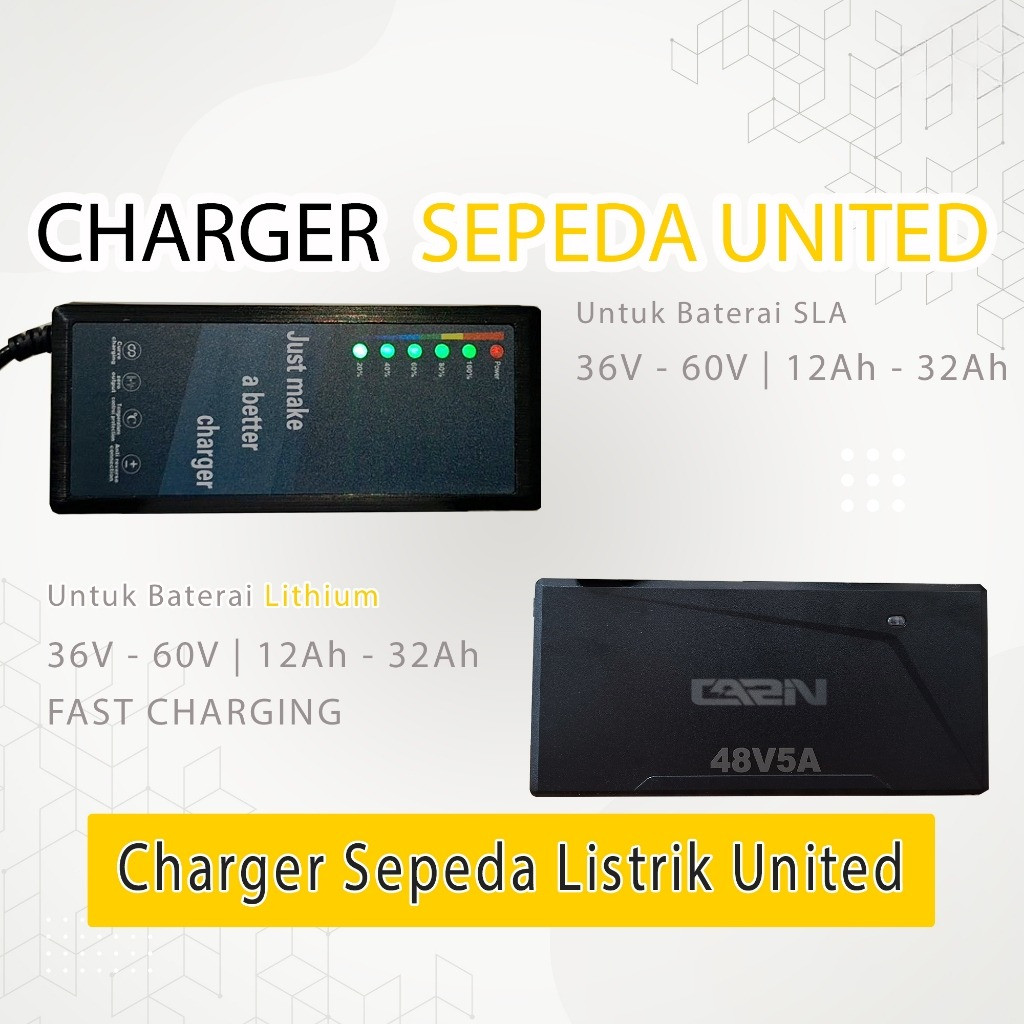 Charger Sepeda Listrik United