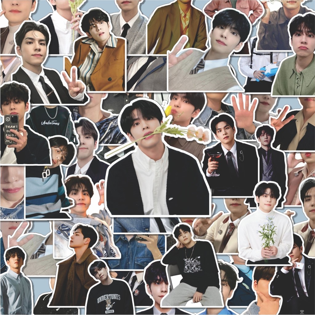 

100PCS Lucu Stiker Day6 Wonpil (Kim Won Pil) Stiker Aesthetic Stiker Anti Air Stikers Berperekat Waterproof sticker decal buat Motor Helm Buku Journal Koper Casing HP Laptop Botol Minum Hadiah anak