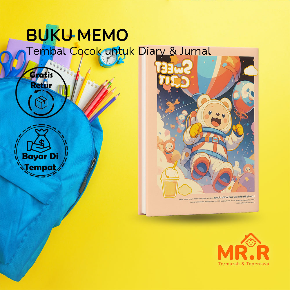 

Buku Memo Motif Beruang Buku Catatan Jurnal Cute Buku Diary Karakter Lucu Aesthetic Notebook Tebal