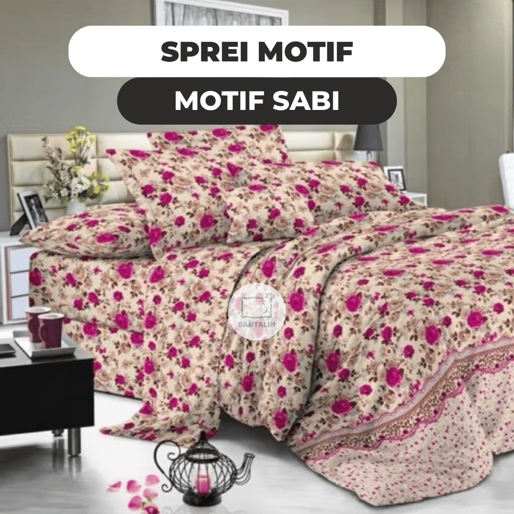Sprei Saja Motif Tinggi 30cm 90x200, 120x200, 160x200, 180x200 - Sprei Homemade Tinggi 30 cm Motif