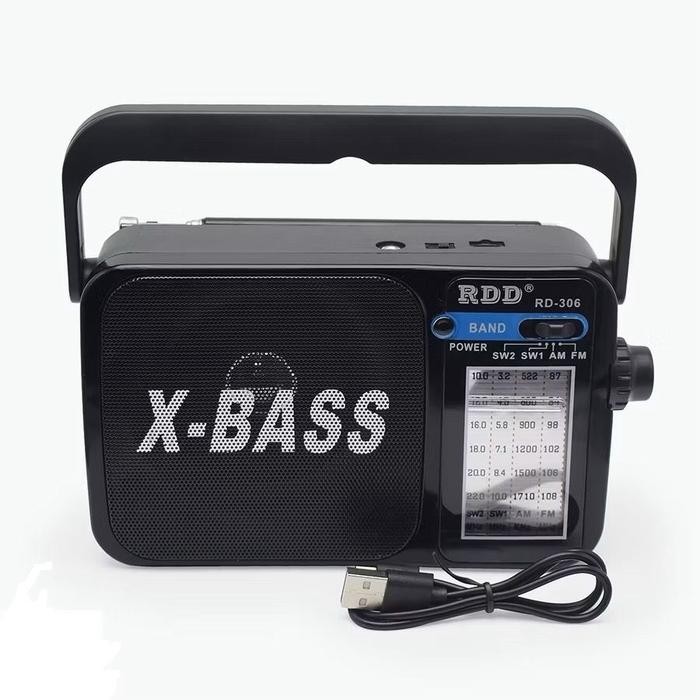 TERLARIS FLECO Radio X-Bass RD-306 -Radio Speaker Portable