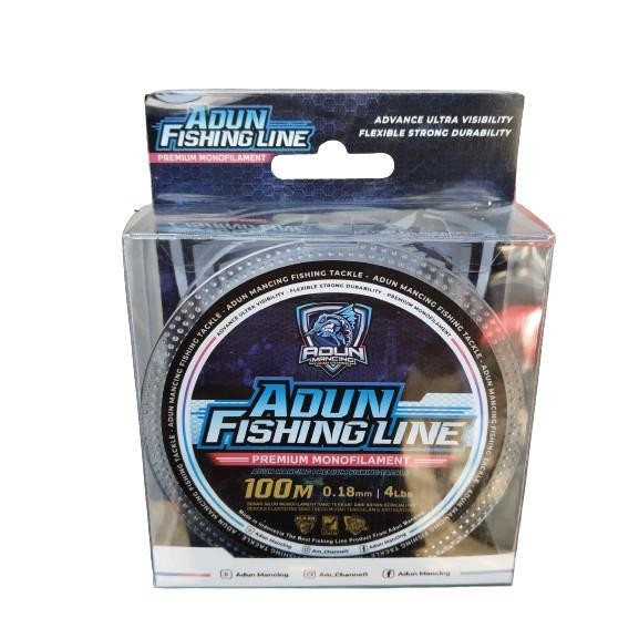 Senar adun mancing 100 m adun fishing line  senar pancing ikan mas