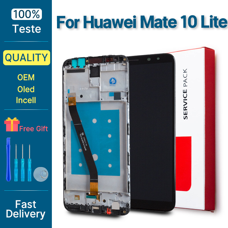RNE-L21 RNE-L22 Premium For Huawei Mate 10 Lite Display Tested Screen Tou  Panel Digitizer Replaceme