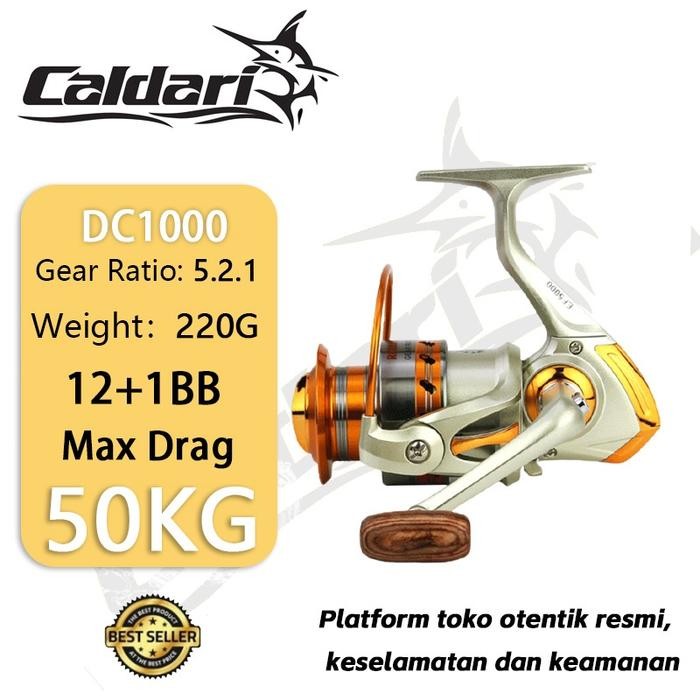 Caldari Reel Reel Pancing Power Handle Kenzi Fishing Reel Spinning Reel PancingTetapkan Penawaran Ro
