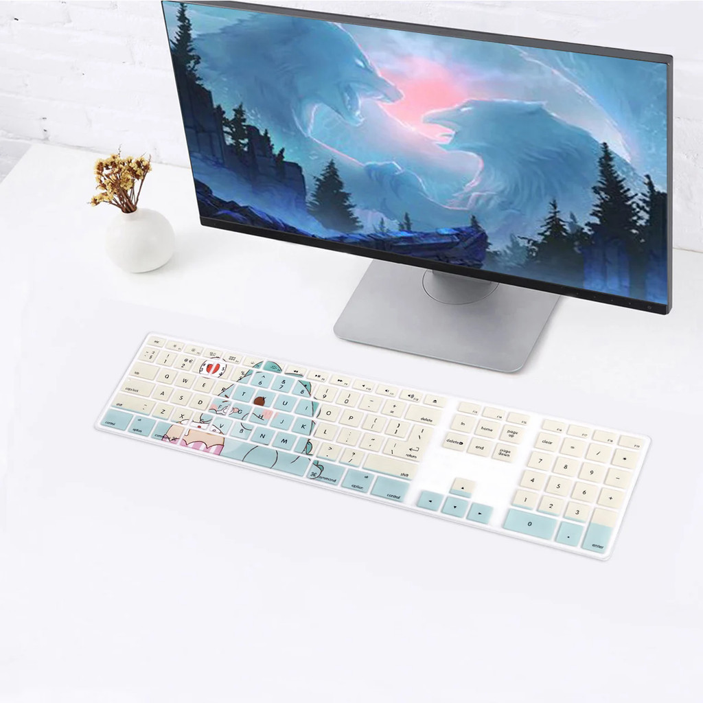 Studio One Hot keys Design Keyboard Cover Skin For Apple Keyboard with Numeric Keypad Wired USB for 