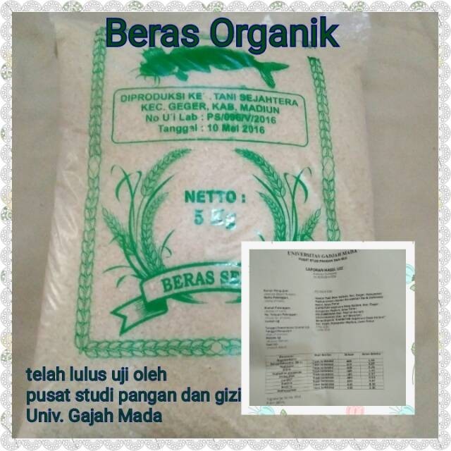 

Beras organik menthik 5kg