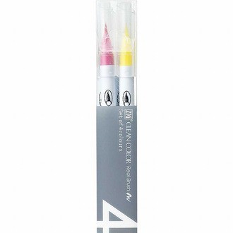 

ZIG CLEAN COLOR BRUSH (POP COLOURS 4 SET) RB-6000AT/4VB