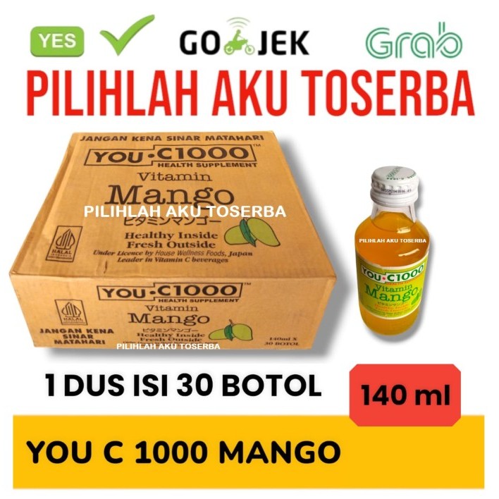 

You C 1000 / YOU C1000 MANGO vitamin C 140ml - ( 1 DUS isi 30 botol )