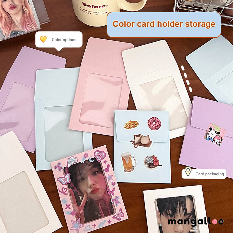 

✨COD Pastel Colour Envelope Photocard Packaging Amplop PC -MG