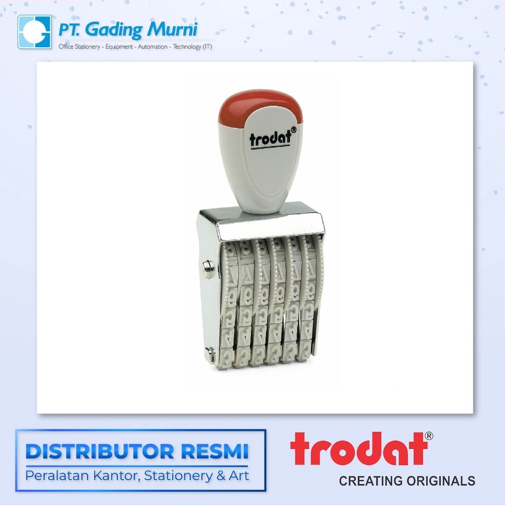 

TRODAT STEMPEL 1546 4mm 6 digit