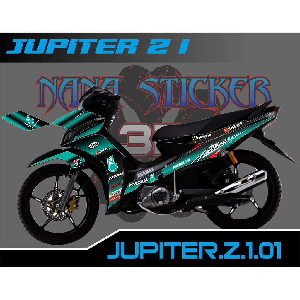 Striping JUPITER Z1 PETRONAS - Stiker JUPITER Z1 List Variasi Motor STICKER JUPITER Z1 CODE 01