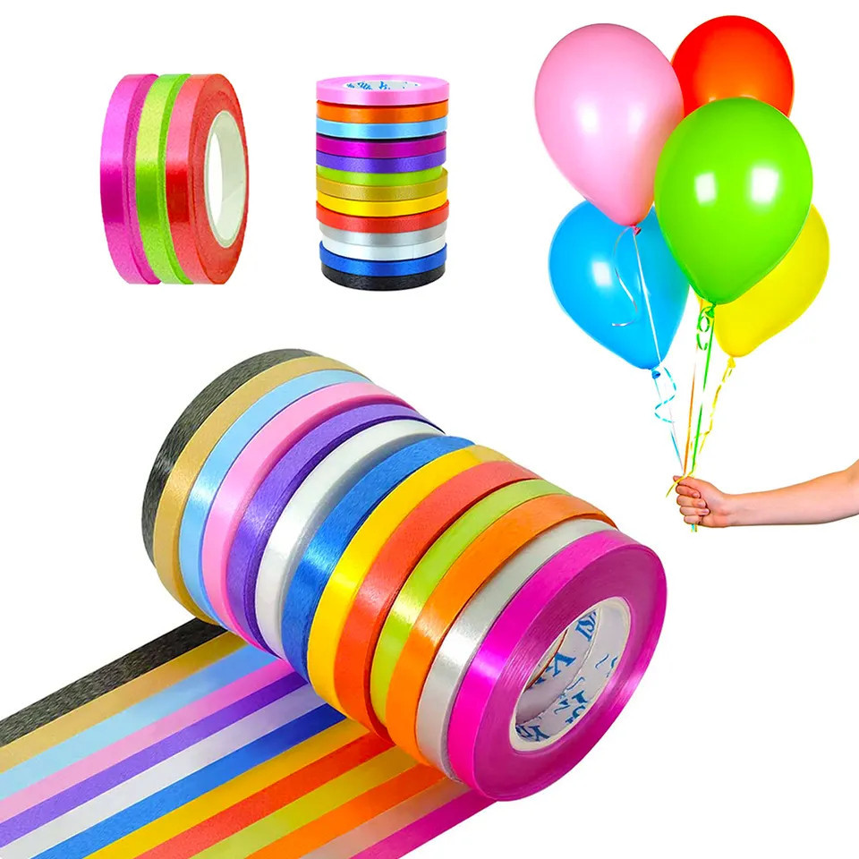 

10 M PITA BALON SATIN / 5 M PITA BALON SATIN / ROL PITA SATIN / PITA BALON DEKORASI / PTA BALON