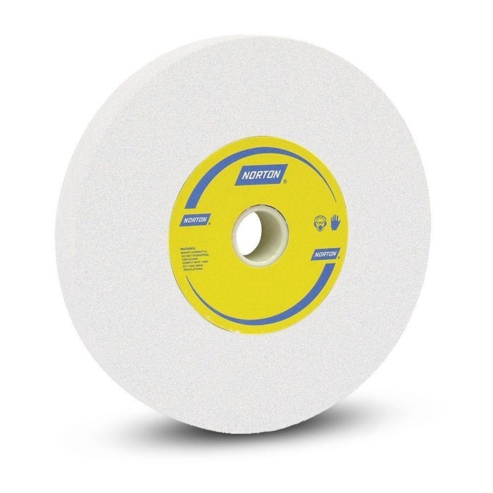 Batu Gerinda NORTON 8 Inch Poles 205 X 19 Putih Asah Grinding Wheel 8"