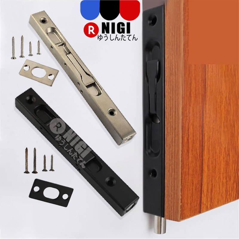 NIGI 8 Inch Flush Bolt/Grendel Slot Tanam/Flush Bolt Dekkson/Recessed/Stainless