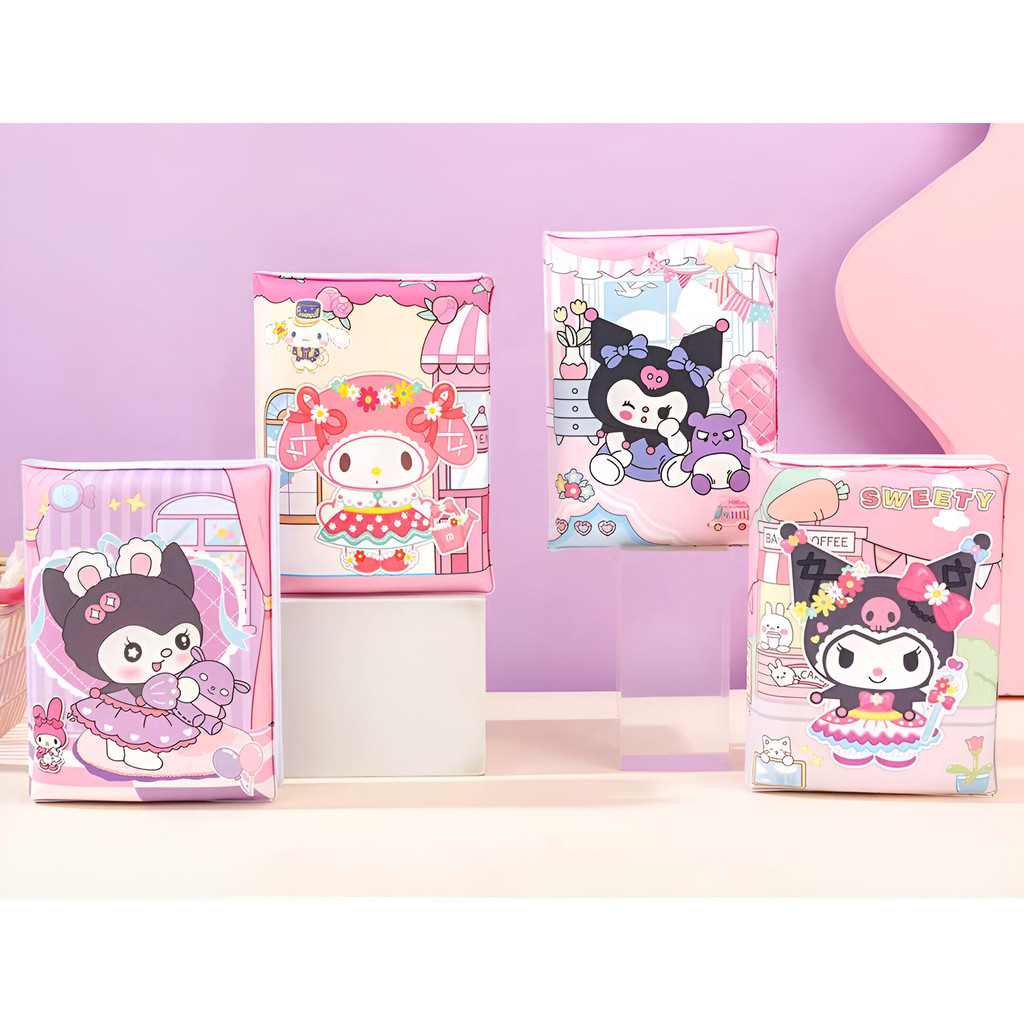 

Notebook Diary Squishy Softcover Kertas Motif Sanrio Kuromi Melody Cinnamonroll A6 11x15CM - OS0372