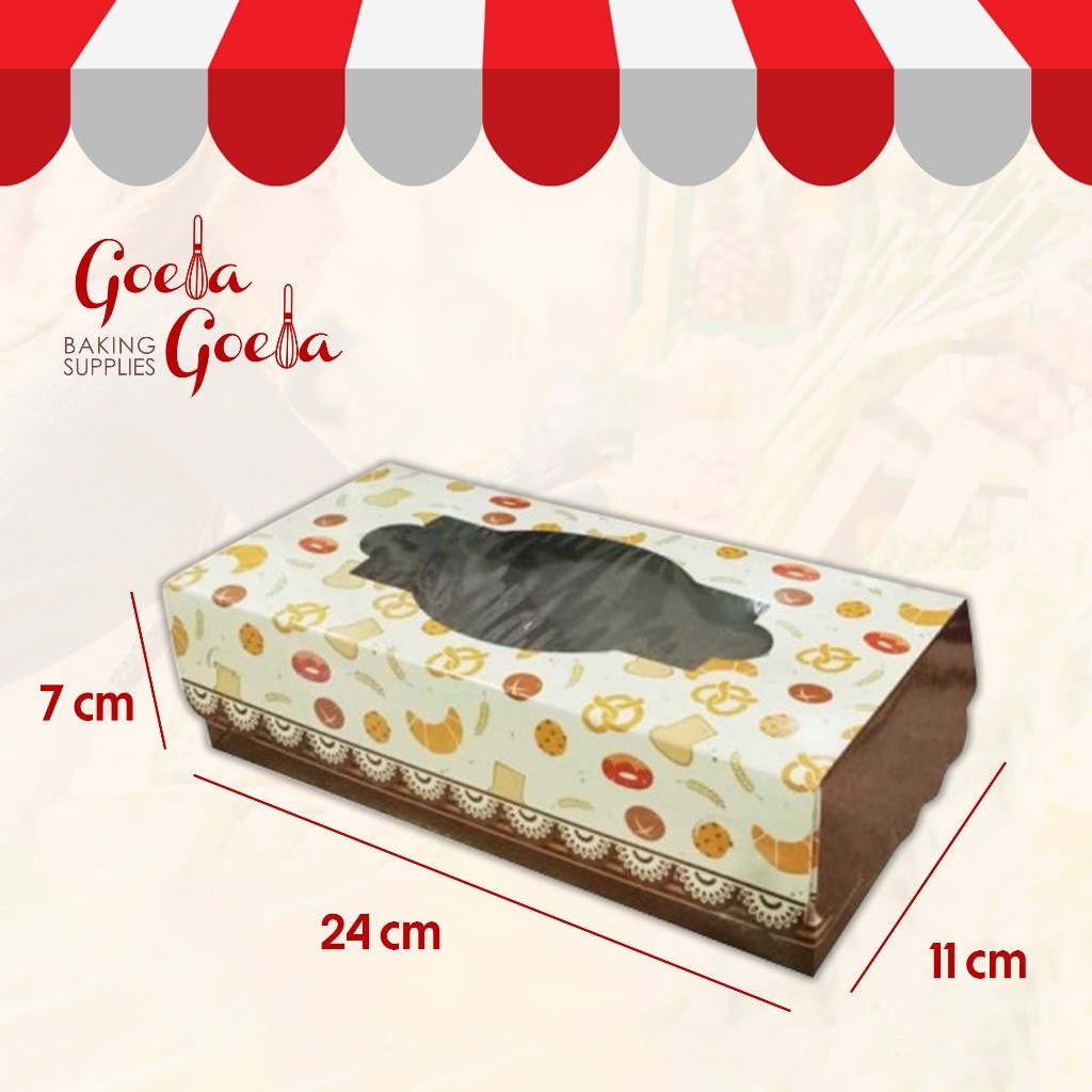 

Kotak Kue Box Cake 24x11x7cm