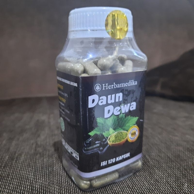 

Kapsul Daun Dewa Isi 120 Kapsul Herbamedika