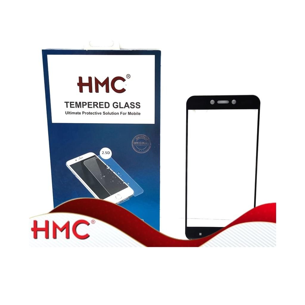 HMC OFFICIAL STORE - Xiaomi Redmi 5A Black HMC Tempered Glass Full Glue
